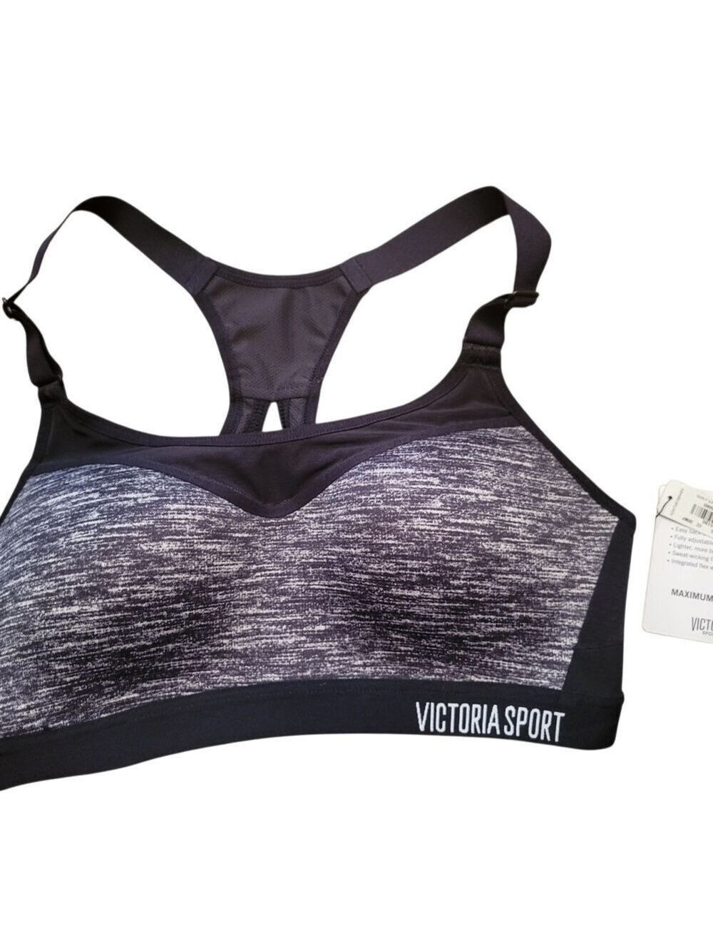 Victoria Secret Victoria Sport Sports Bra Grey Black 32 C